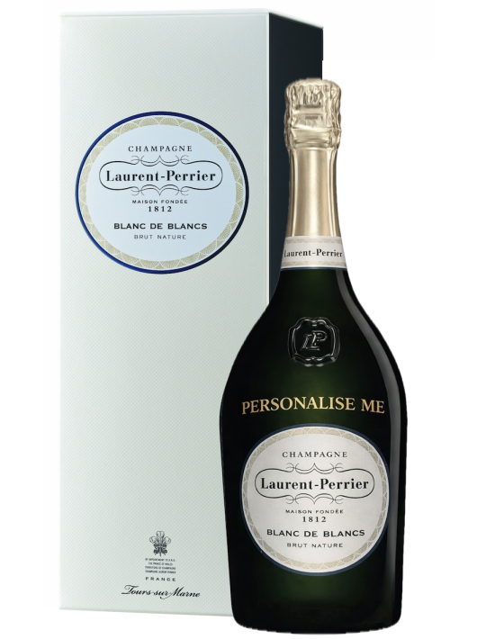 Laurent-Perrier Personalisierte Blanc de blancs - Giftbox 75 cl