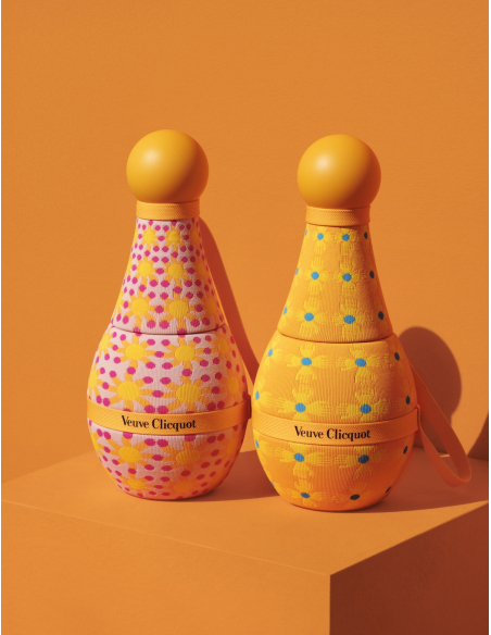 Veuve Clicquot DUO Sun Totem with Rosé & Brut - 2 x 75 cl