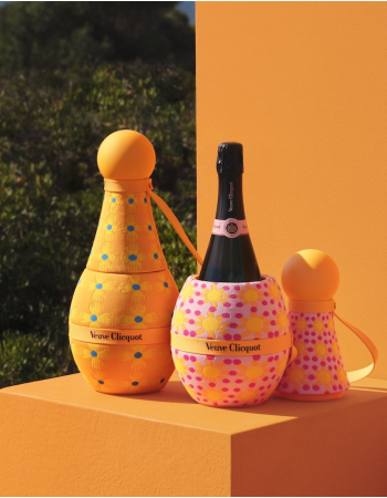 Veuve Clicquot DUO Sun Totem with Rosé & Brut - 2 x 75 cl