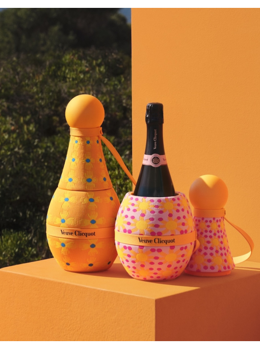 Veuve Clicquot DUO Sun Totem with Rosé & Brut - 2 x 75 cl