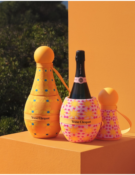 Veuve Clicquot DUO Sun Totem with Rosé & Brut - 2 x 75 cl