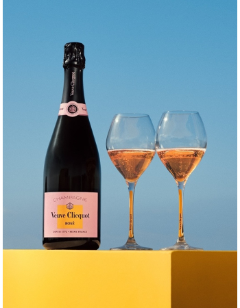 Veuve Clicquot Set 2 glasses & 1 Rosé - 75 cl