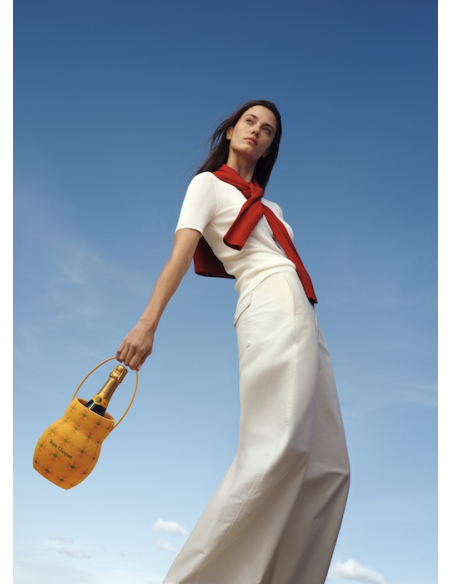 Veuve Clicquot Sun Holder with Brut Yellow Label - 75 cl