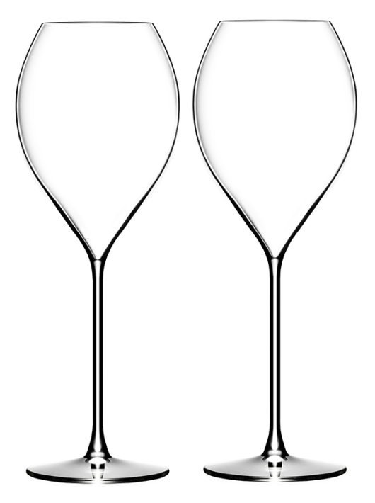 Champagne 2 luxury glasses 40cl Made In Reims