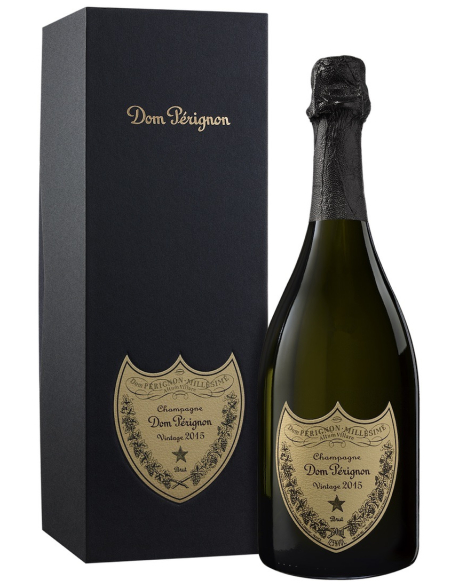 Dom Pérignon SET AUS 2 GLÄSERN 40 CL + 1 Giftbox VINTAGE 2015 - 1 X 75 CL