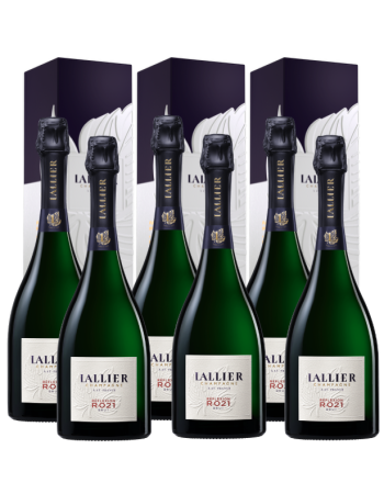 LALLIER CHAMPAGNE Brut Réflexion R.021 - 6 x 75cl