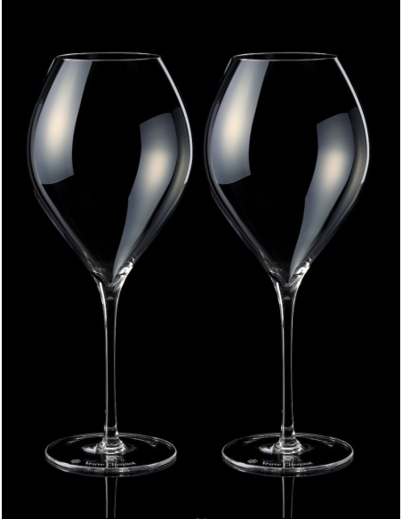Veuve Clicquot Set 2 Glasses & La Grande Dame Rosé Vintage 2018 - 75 cl