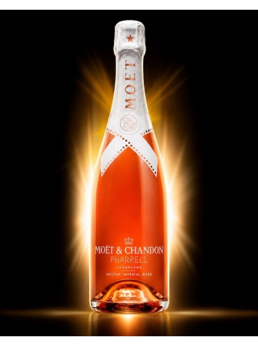 Moët & Chandon Luminous x PHARRELL WILLIAMS Nectar Impérial rosé - 75 cl