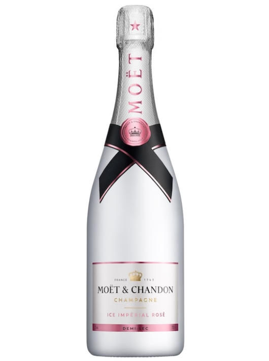 Moët & Chandon SET 2 Keramikgläser rosa + 1 ICE IMPÉRIAL ROSÉ - 75 CL