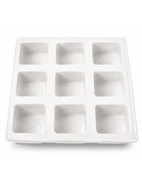 Moët & Chandon Ice cube mould with Moët logo engrave