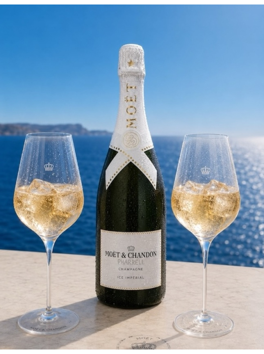 Moët & Chandon Set mit 2 Moët Gläsern & Ice Impérial Pharrell Williams - 75 cl