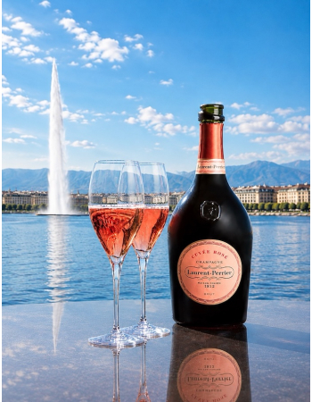 Laurent-Perrier Set 2 Prestige Glasses &Cuvée rosé - 75 cl