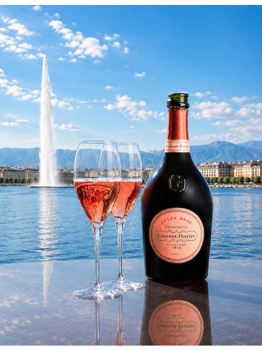 Laurent-Perrier Set 2 Prestige Glasses &Cuvée rosé - 75 cl