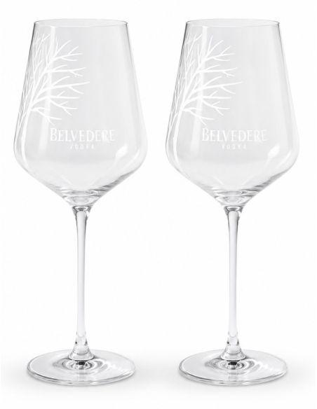 Belvedere Vodka 2 Spritz Glasses