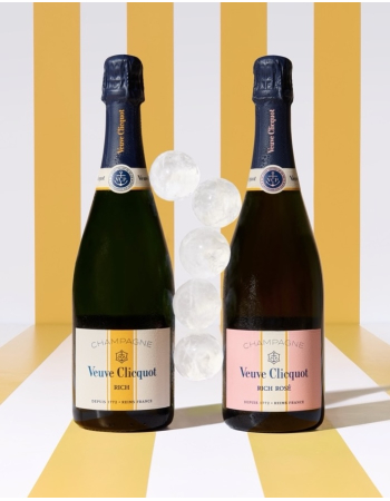 Veuve Clicquot Set Rich rosé & Brut ice - 2 x 75 cl