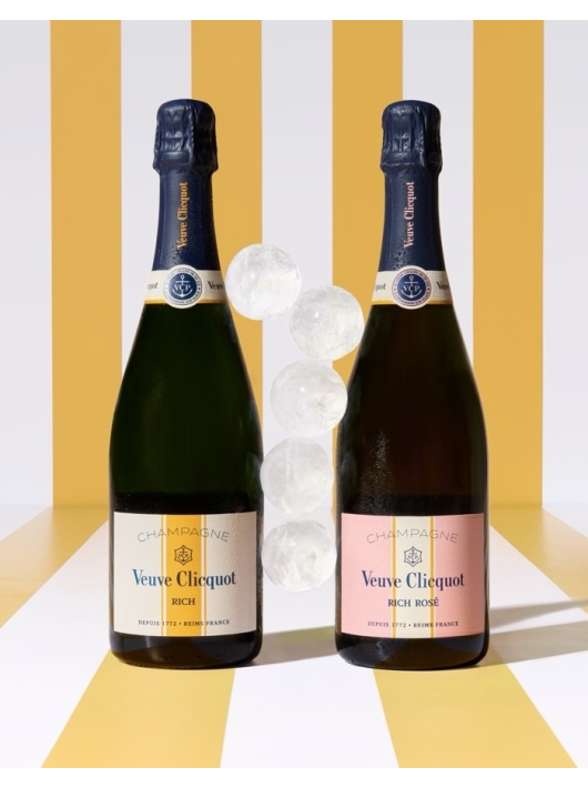 Veuve Clicquot Set Rich rosé & Brut ice - 2 x 75 cl