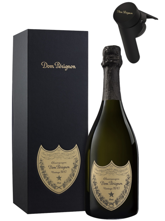 Dom Pérignon Set 1 Bottle STOP & 1 Giftbox Vintage 2017 blanc - 75 cl