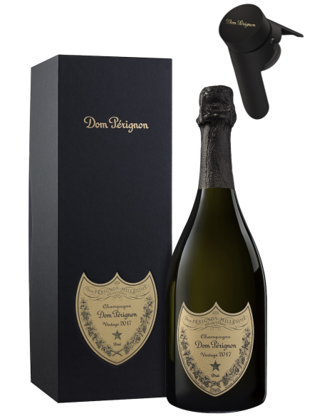 Dom Pérignon Set 1 Bottle STOP & 1 Giftbox Vintage 2017 blanc - 75 cl