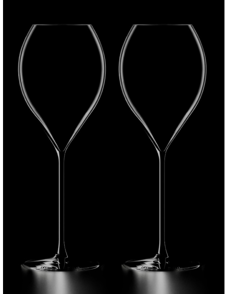 Dom Pérignon SET AUS 2 GLÄSERN 40 CL + 1 Giftbox VINTAGE 2017 - 1 X 75 CL