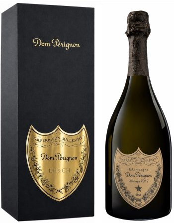 Dom Pérignon Vintage 2017 Giftbox personnalisé avec gravure sur bouclier en métal - 75 cl