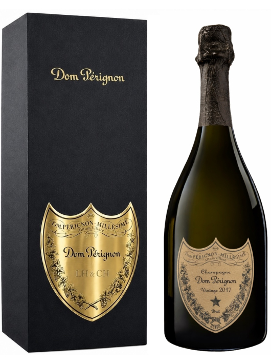 Dom Pérignon Vintage 2017 Personalisierte Giftbox mit Gravur auf Metallschild - 75 cl