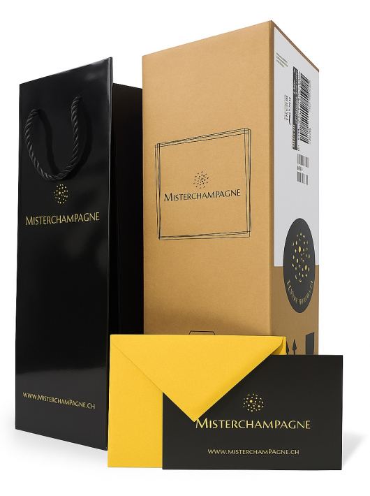 Dom Pérignon Vintage 2017 Giftbox & personalisierte Flasche mit Gravur auf Metallschild - 75 cl