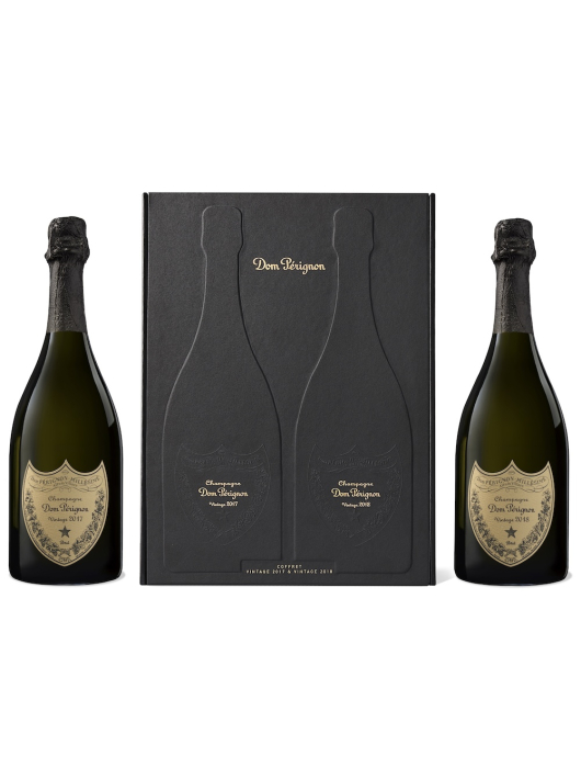 Dom Pérignon Duo Giftbox Vintage 2017 & 2018 - 2 x 75 cl
