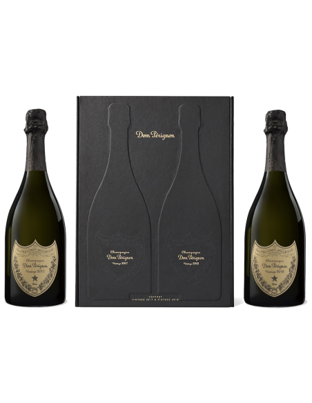 Dom Pérignon Duo Giftbox Vintage 2017 & 2018 - 2 x 75 cl