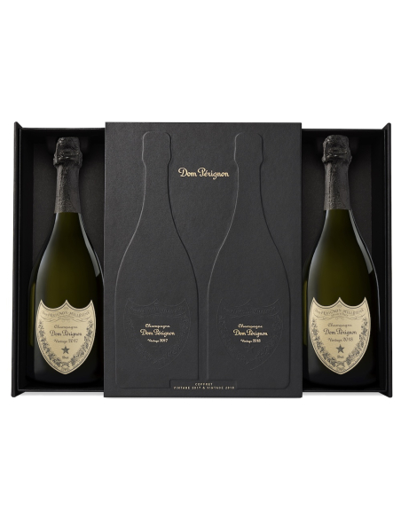 Dom Pérignon Duo Giftbox Vintage 2017 & 2018 - 2 x 75 cl
