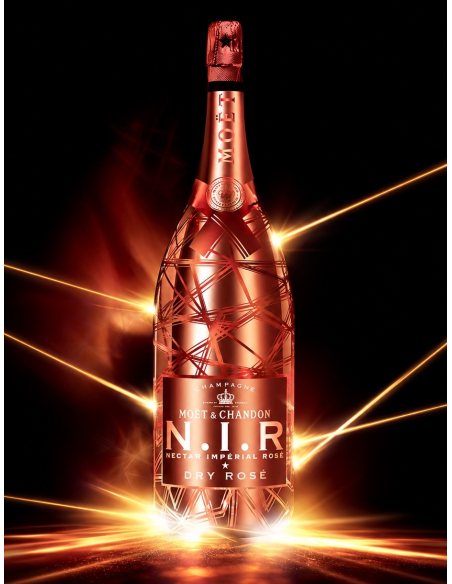 Moët & Chandon N.I.R Nectar Impérial rosé "LED" Limited Edition MAGNUM - 150 cl