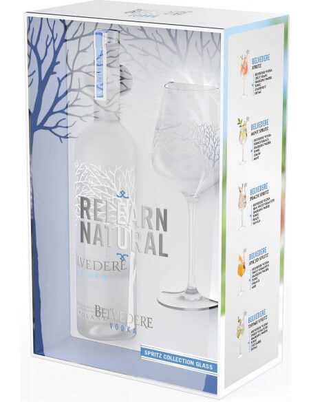 Vodka Belvedere PURE & 1 Glass LIMITED EDITION - 40% - 70 CL CHF 69,00 product_reduction_percent Vodka Belvedere