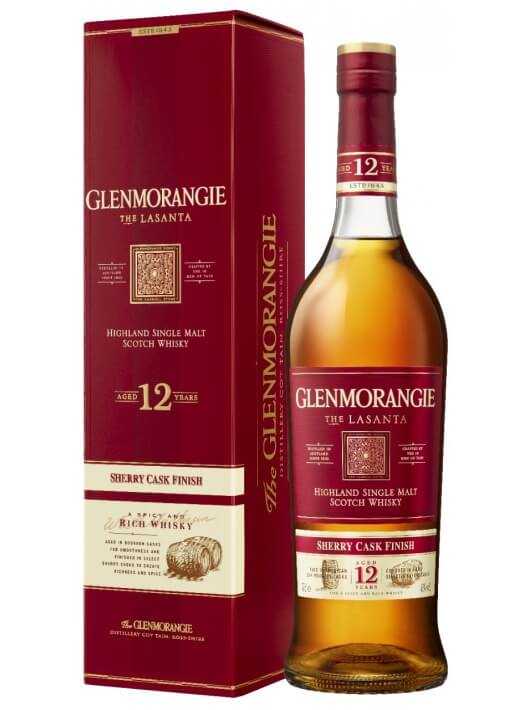 Whisky Glenmorangie Lasanta 12 years - 43% - 70 CL