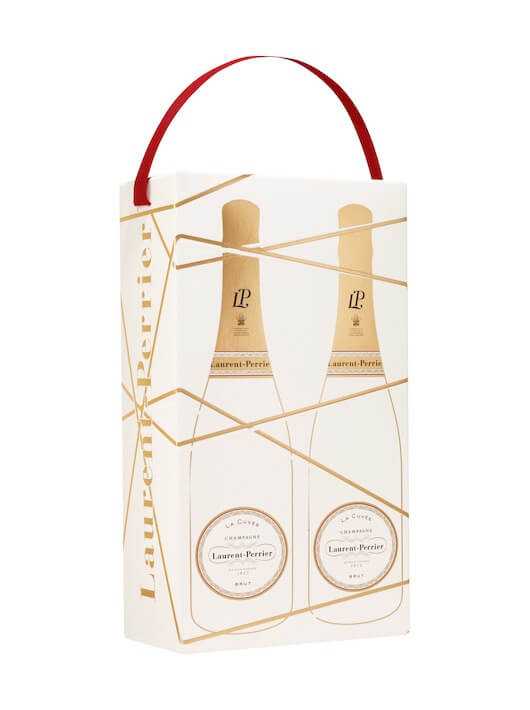 Laurent-Perrier La Cuvée Duo Pack, Limited Edition Giftbox - 2 x 75 cl