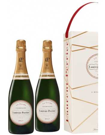 Laurent-Perrier La Cuvée Brut Duo Pack, Limited Edition Giftbox - 2 x 75 cl 2