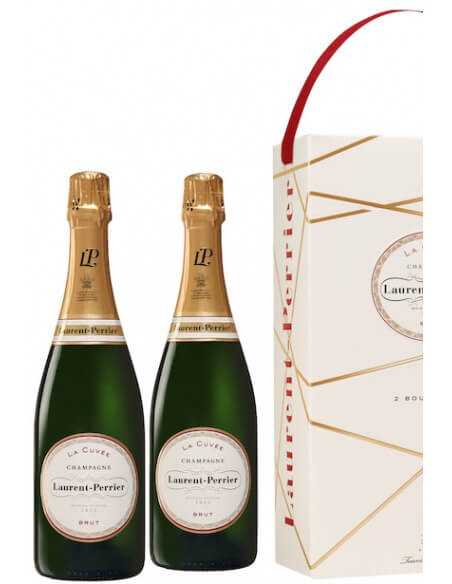Laurent-Perrier La Cuvée Brut Duo Pack, Limited Edition Giftbox - 2 x 75 cl
