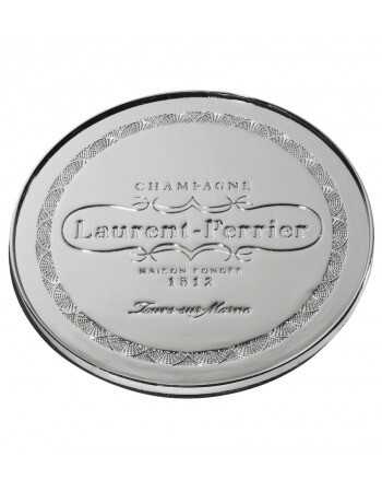 Laurent-Perrier 6 coasters Silver limited Edition