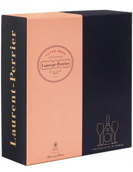 Laurent-Perrier Giftbox Cuvée rosé & 2 Gläser Limited Edition