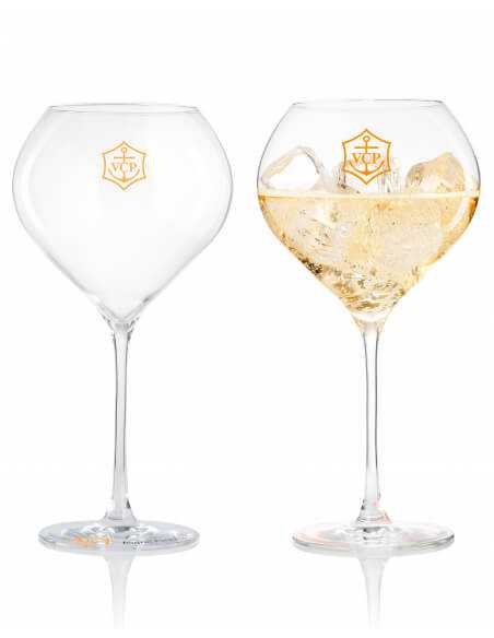 Veuve Clicquot Set Rich 2 acrylic glasses & 1 Rich Brut - 75 CL