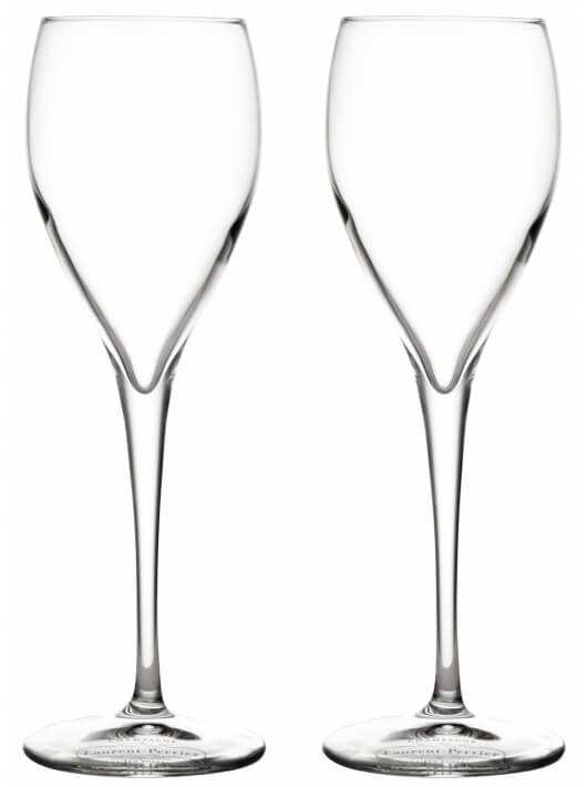 Laurent-Perrier 2 Prestige Glasses 30 cl with gauge