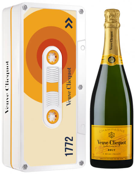 Veuve Clicquot Yellow Label Retro Chic Tape "Sun" - 75 CL