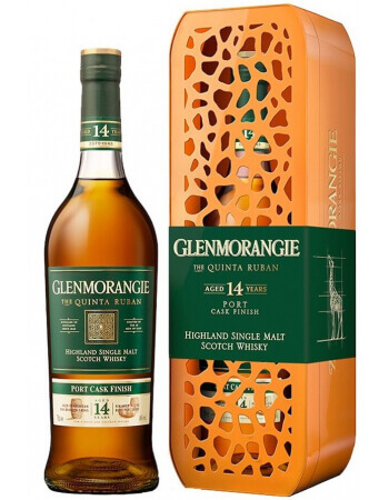 Whisky Glenmorangie Quinta Ruban 14 years Girafe Pack - 46% - 70 CL