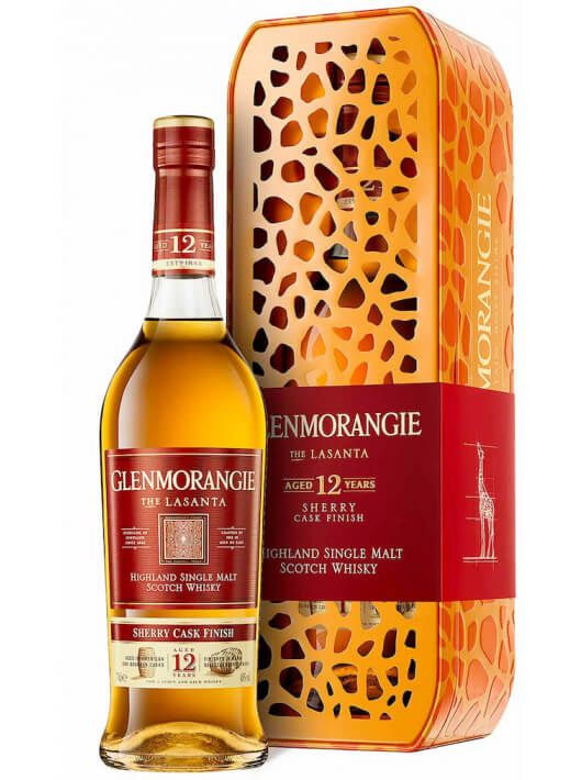 Whisky Glenmorangie Limited Edition Girafe Giftbox Lasanta 12 years - 43% - 70 CL