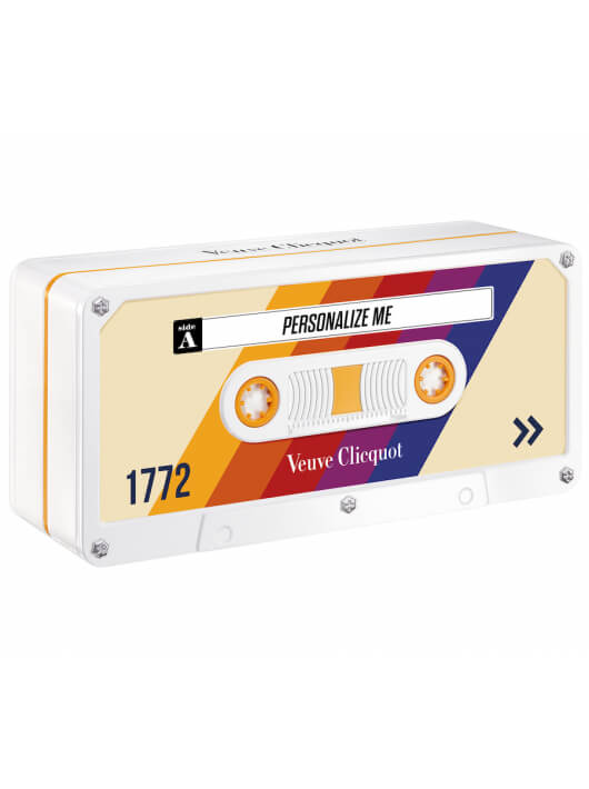 Veuve Clicquot Retro Chic Tape STRIPE Limited Edition Personnalisable - 75 CL
