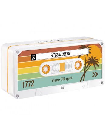 Veuve Clicquot Retro Chic Tape CALIFORNIA Limited Edition Personnalisable - 75 CL