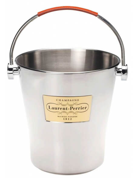 Laurent-Perrier Set : 6 Cuvée rosé "Papillon" + 1 Magnum Ice Bucket + 6 Prestige Glasses - 6 x 75 cl