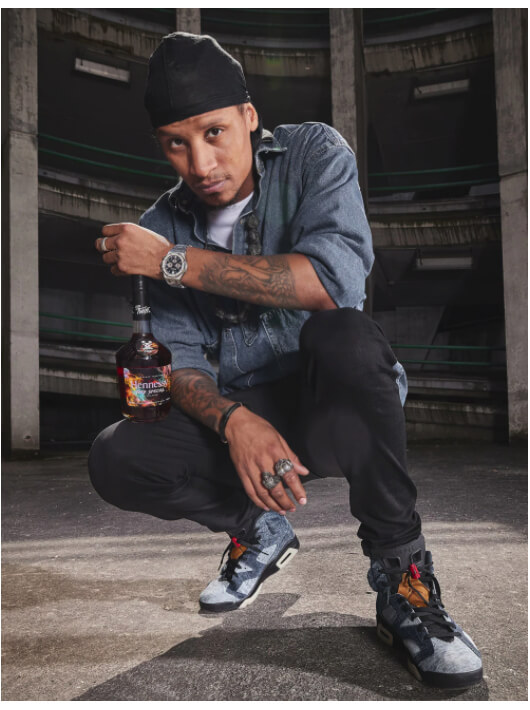 Cognac Hennessy VERY SPECIAL "CA BLAZE" LES TWINS LIMITED EDITION - 40% - 70 CL