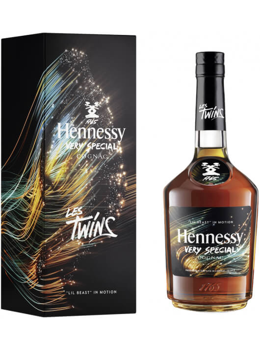 Cognac Hennessy VERY SPECIAL "LIL BEAST" LES TWINS LIMITED EDITION - 40% - 70 CL
