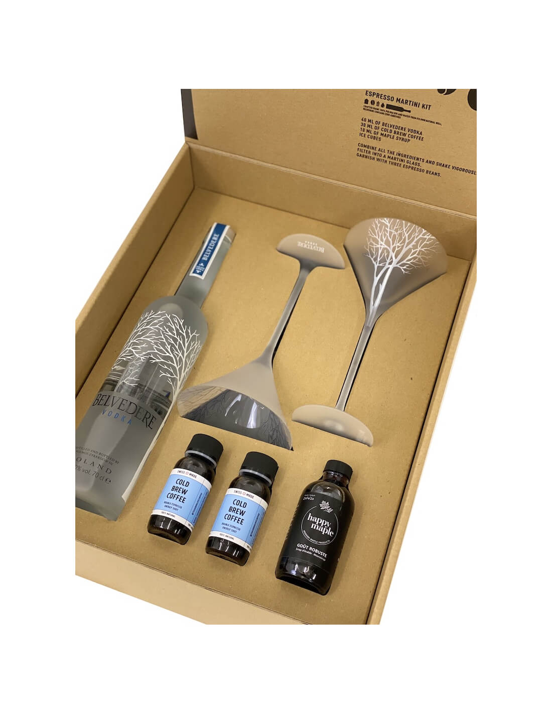 Vodka Belvedere Set Espresso Martini Cocktail Kit
