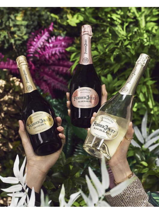 Perrier-jouët Wooden Box Trio Blanc de blancs, Brut & Rosé - 3 x 75 cl