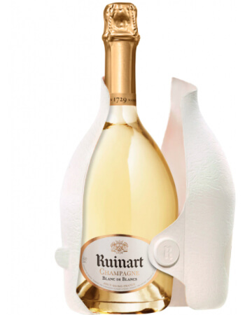 Ruinart Set 2 Verres neutres 41 cl & Blanc de Blancs second skin - 75 cl 2